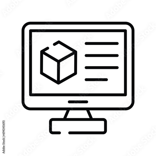3d modeling vector design, ready to use icon isolated on white background