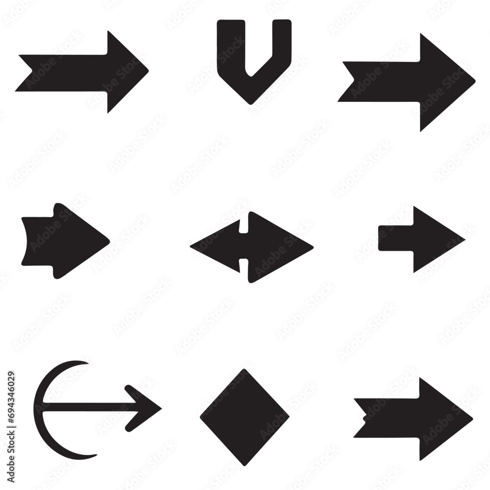 arrow icons set arrow icons set