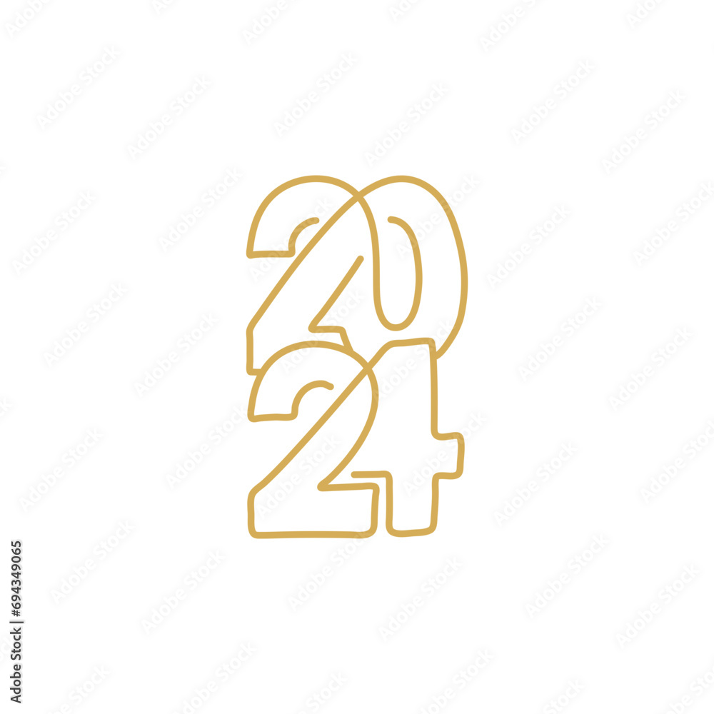 2024 number design 2024 number design