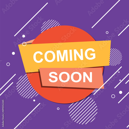 Coming soon banner background.