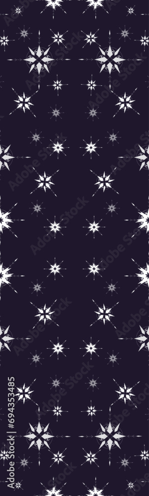 Snowflakes on a dark background, pattern Snowflakes on a dark background, pattern