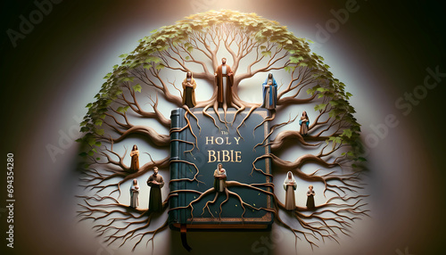Biblical Lineage - The Holy Bible as the Root of Genealogy photo