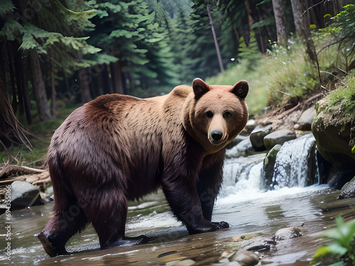 野生の熊 © haristaba
