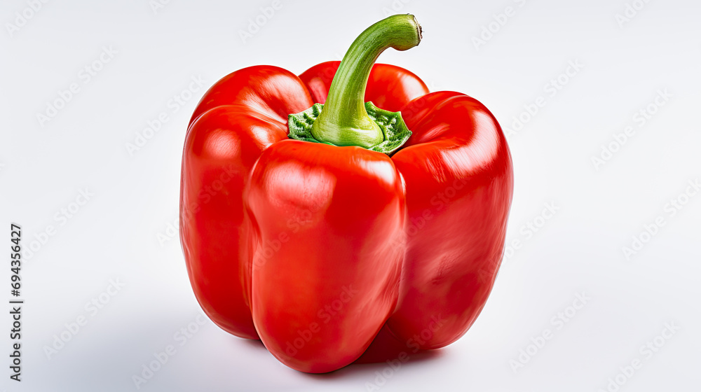 Fresh Bell pepper vegetable on a White Background Fresh Bell pepper vegetable on a White Background