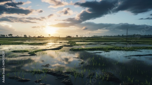 Floods in agricultural fields