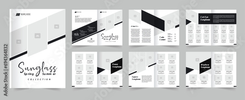 Sunglasses Product Catalog Layout Template