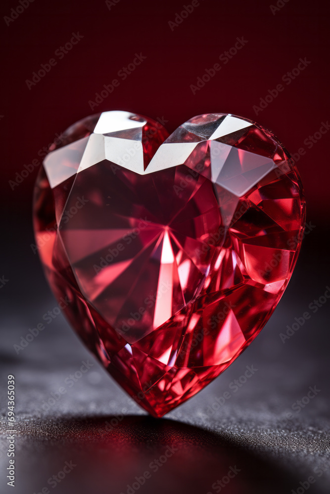 Pink heart on a pink background photo-realistic Pink heart on a pink background photo-realistic