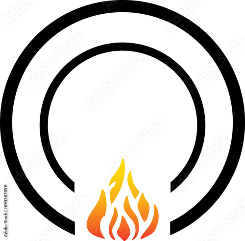 Burning Logo