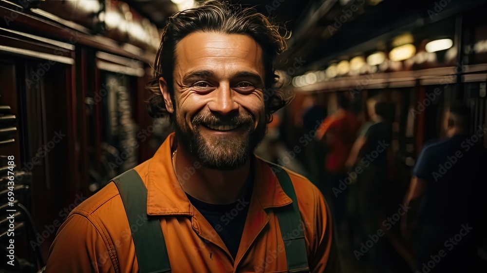Unleashing Happiness. A Captivating Full Body Photograph of a Radiant Sailor
Unleashing Happiness. A Captivating Full Body Photograph of a Radiant Sailor