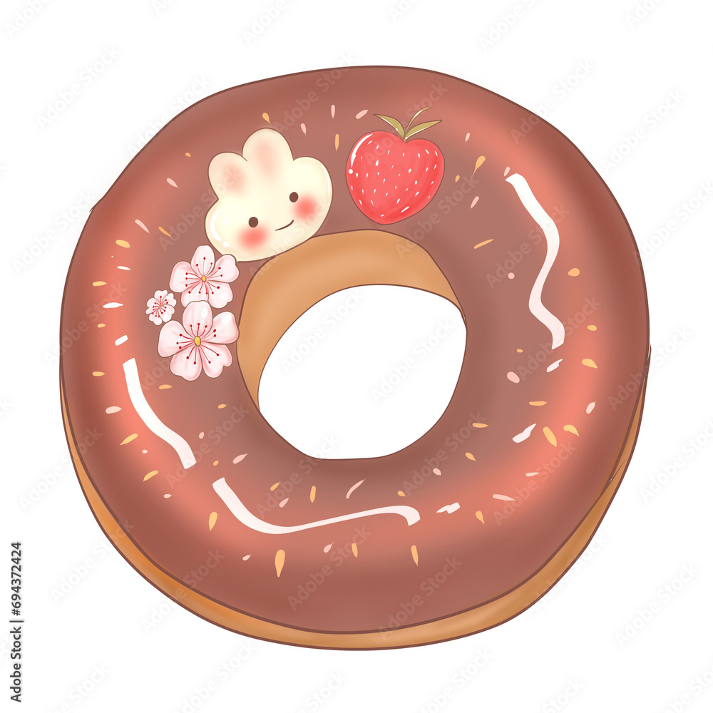 Sweet donuts for Valentine's Day Sweet donuts for Valentine's Day