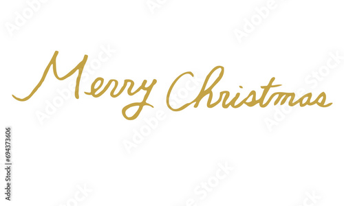 メリークリスマス 手描き　文字　筆記体　英語　Merry Christmas	