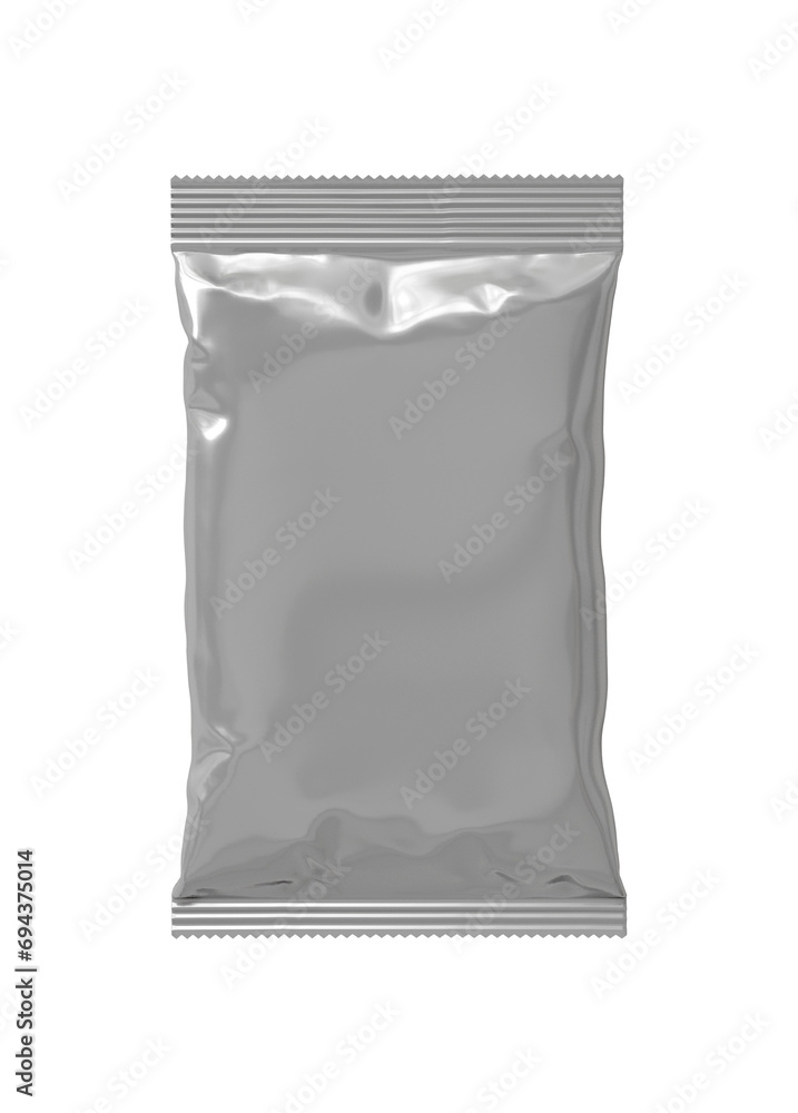 알루미늄 호일 과자 패키지 목업 Aluminium Foil Snack Package Mock up	