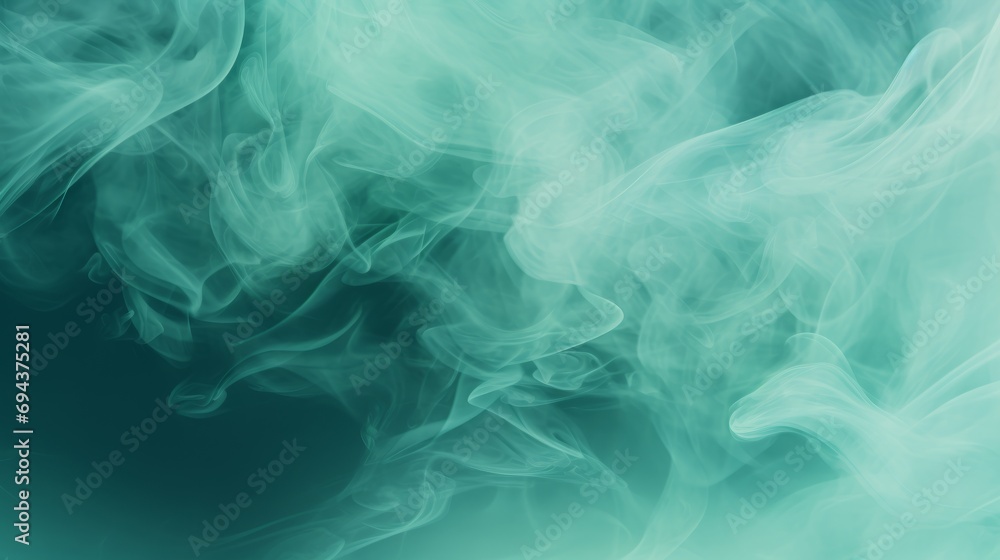 Beautiful smoky background in green tones Beautiful smoky background in green tones