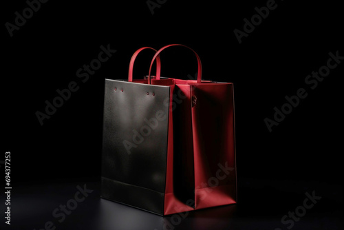 Holiday sale Black Friday. Business marketing advertising symbol. Black, red tag concept.