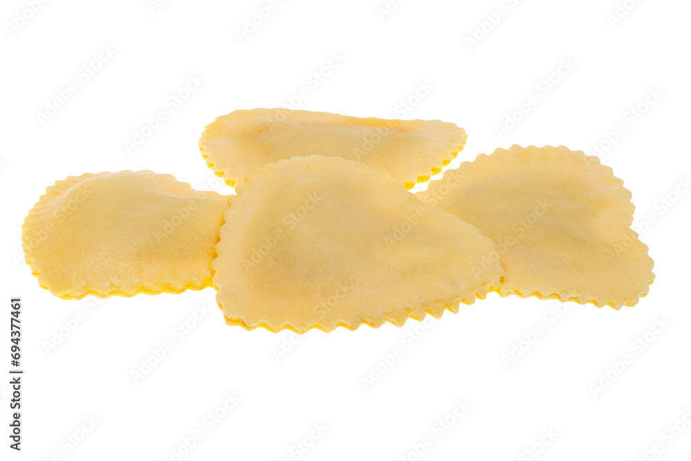 Italian ravioli isolated Italian ravioli isolated