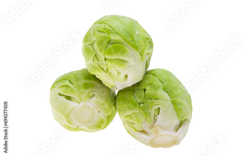 Brussels sprouts isolated