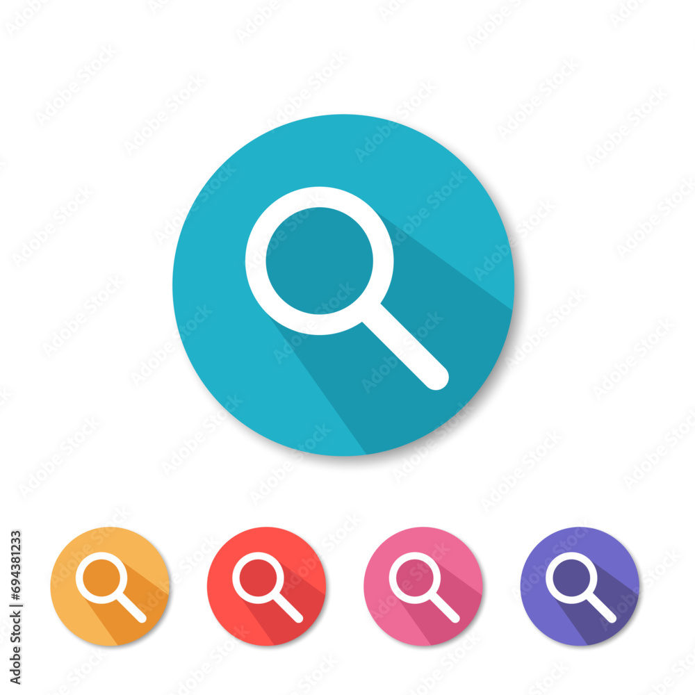 Magnify icon. Search icon vector illustration Magnify icon. Search icon vector illustration