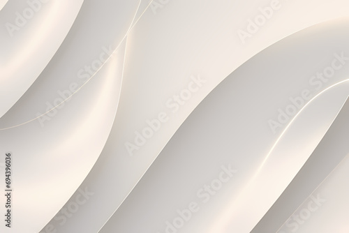 White Wave Background, Abstract geometric background with liquid shapes. Vector illustration.