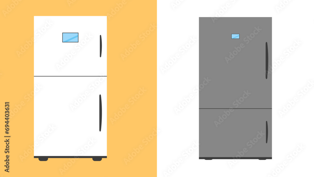 refrigerator isolated on white background refrigerator isolated on white background