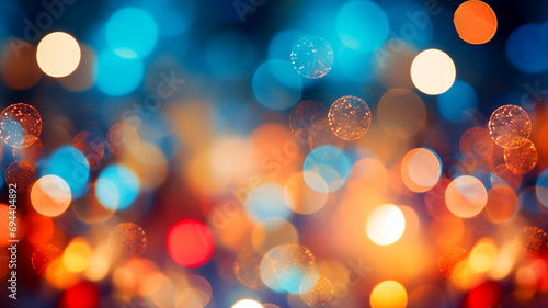christmas bokeh lights background
