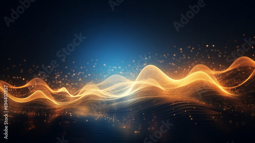 luminous wave particle effect 