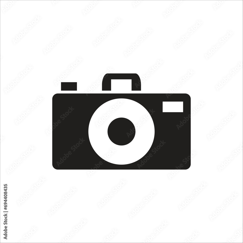 camera vector icon line template