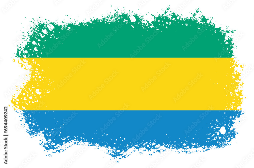 Obraz premium Gabon Country Flag