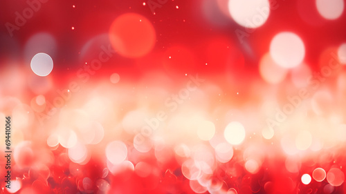 red and yellow glitter bokeh background