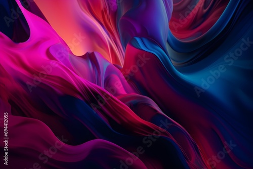 Let your creative projects soar with the mesmerizing color gradient of this abstract background - featuring captivating shades ranging from dark blue to violet, purple, magenta, pink, brown, and red.