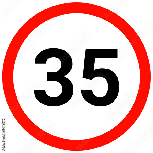 speed limit 50 sign