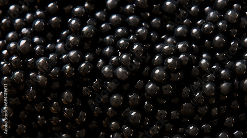 Black caviar as a background.  photo