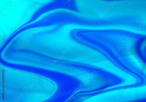 Fondo de mezcla de pintura azul con curvas. 