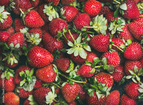 Fresh strawberry texture, wallpaper and background