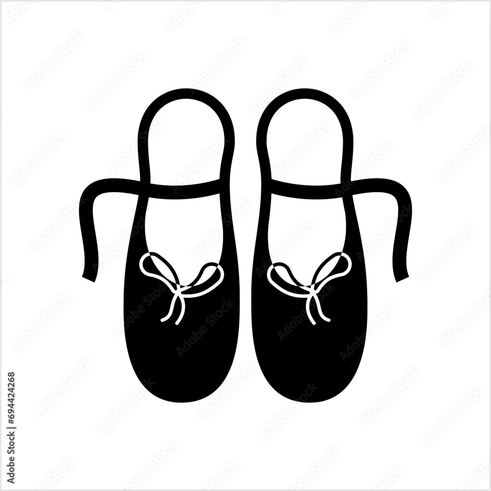 Ballet Shoes Icon, Ballet Dance Shoe, Ballet Slipper Ballet Shoes Icon, Ballet Dance Shoe, Ballet Slipper
