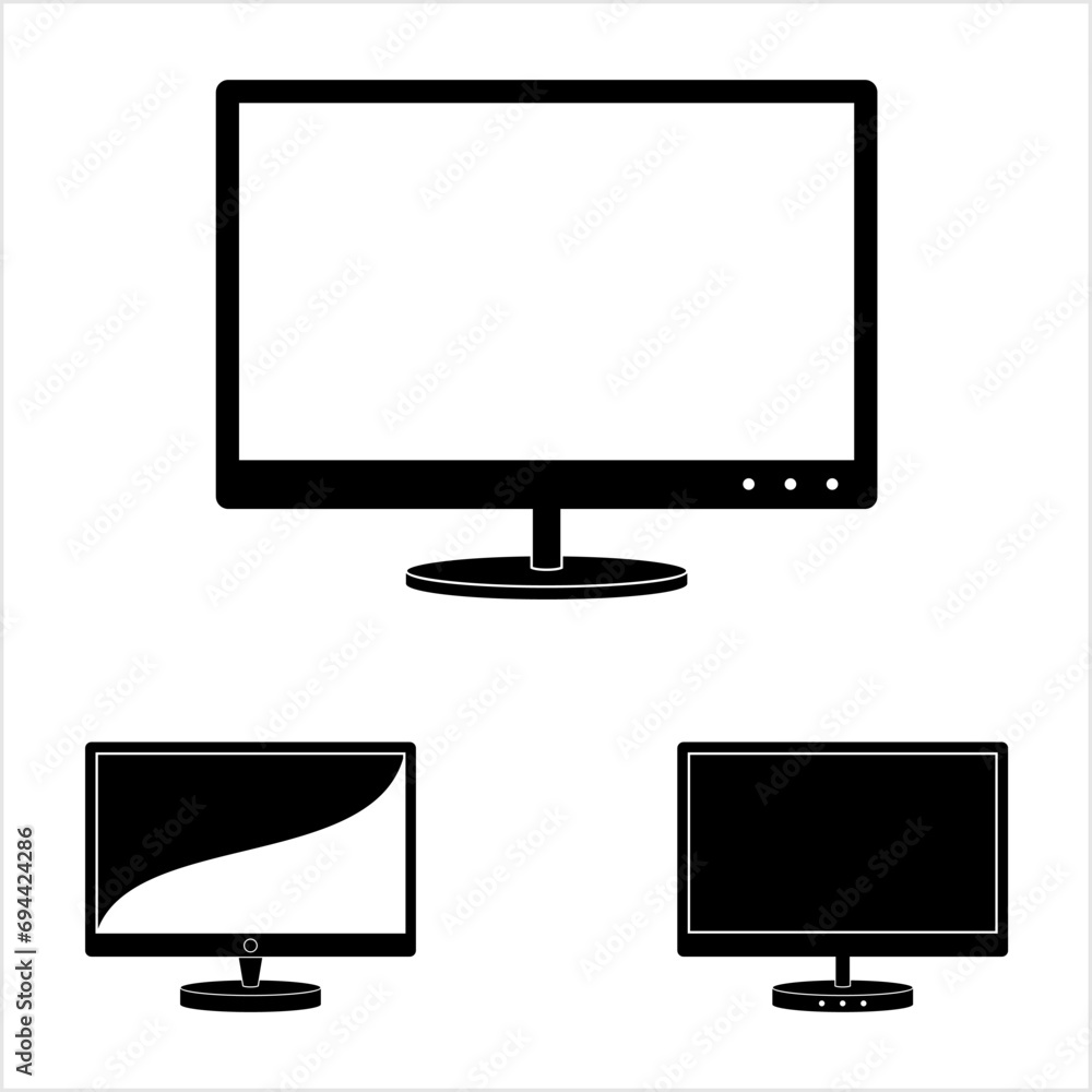 Computer Monitor Icon Computer Monitor Icon