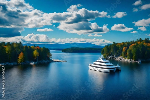 Lake Winnipesaukee is the largest lake in the U.S. state of New Hampshire, located in the Lakes Region photo