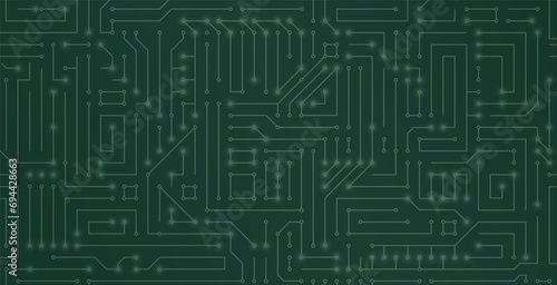 The background is an electronic circuit board on a motherboard. photo
