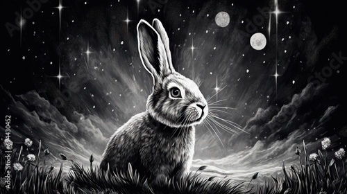 rabbit in the dark © faiz