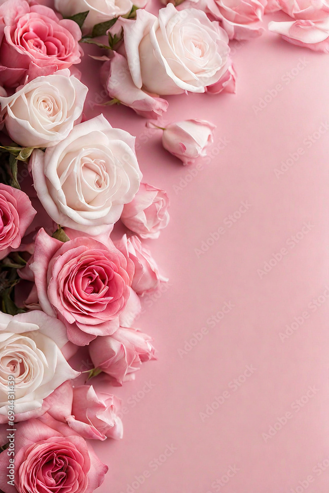 Valentine theme pink white background for a banner Valentine theme pink white background for a banner
