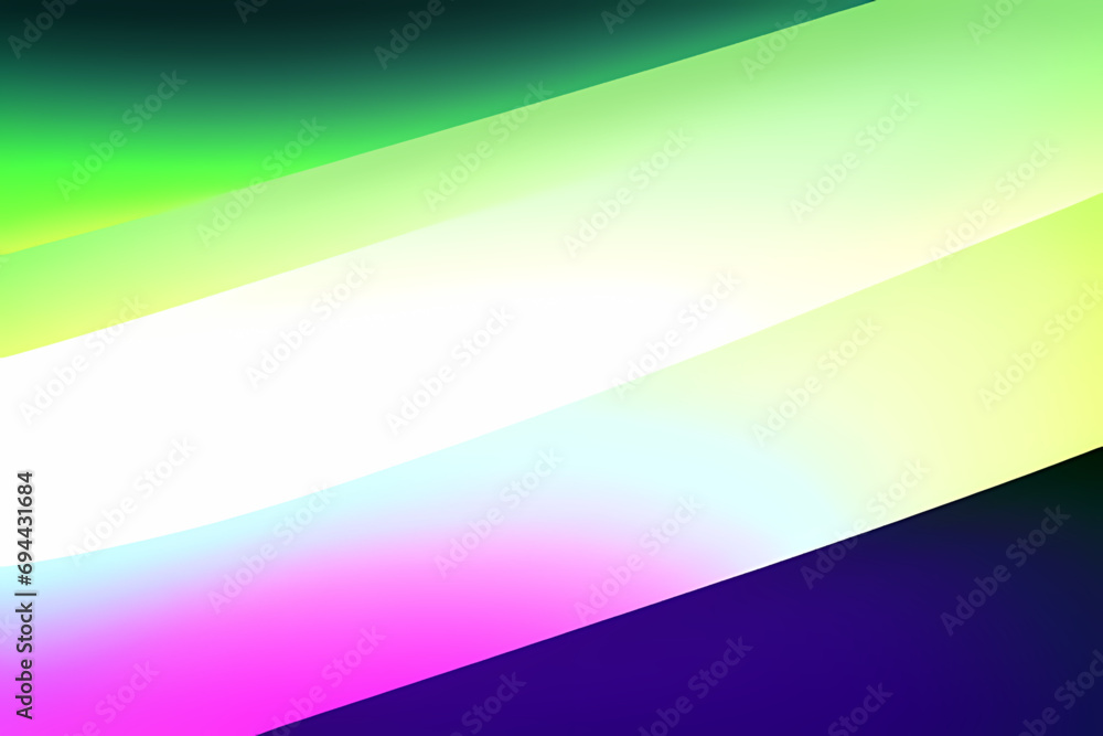 Green Purple Wave Background, Abstract geometric background with liquid shapes. Vector illustration.