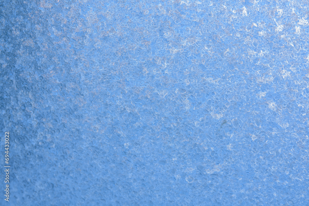 Ice texture on the window in winter. Frost pattern Ice texture on the window in winter. Frost pattern