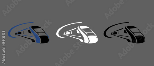 New Train In India Vande Bharat vector files.