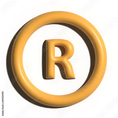 Striking Yellow Alert: 3D Ray Tracing Reverse Gear Error Code Vector