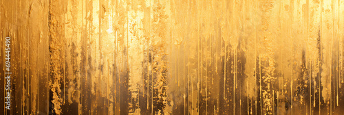 Glowing Gold Vertical Lines on Dark Background Luxurious, Sparkling Vector Illustration