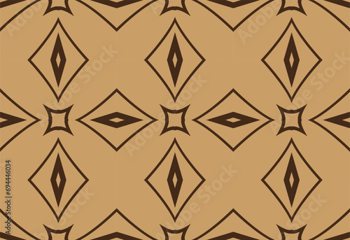 Schilderij op canvas , luxury wallpaper with geometric shape, geometric pattern in high detail