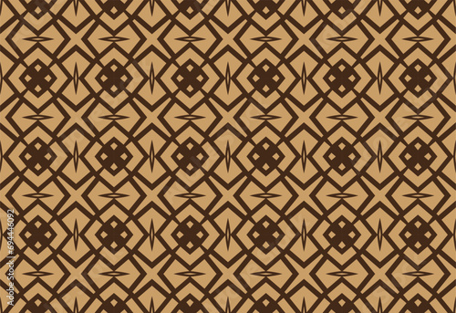 Abstract classic golden pattern. Geometric shape with city-forming abstract background. For greeting card, flyers posters, brochures. 