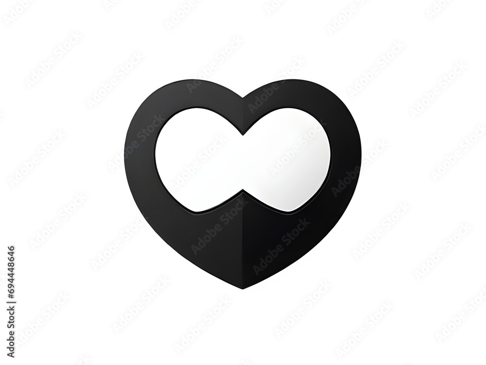 Fototapeta premium heart icon