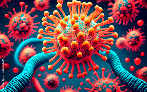 virus in body