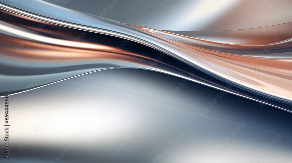 Abstract silver waves, futuristic background Abstract silver waves, futuristic background