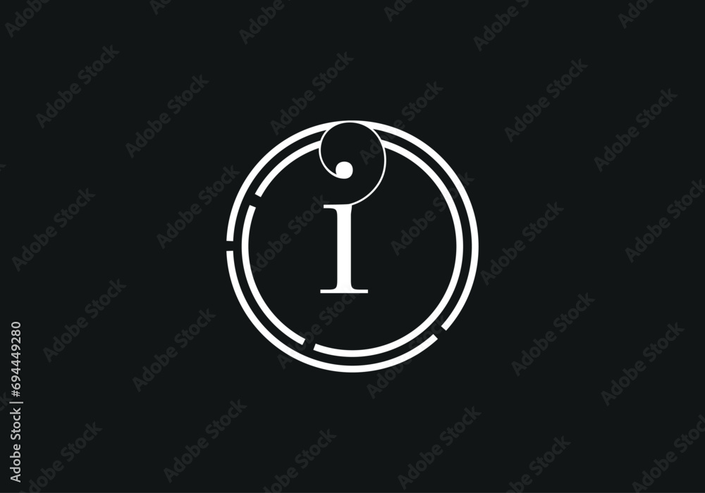 I Letter Initial Logo Design, Vector Template I Letter Initial Logo Design, Vector Template